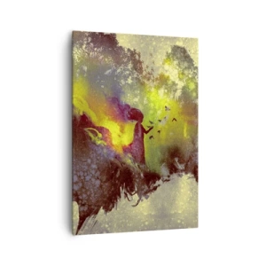 Canvastavla - Bild på duk - Moder Naturen - 70x100 cm