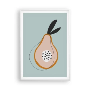 Affisch i vit ram - Att tränga in i sakens natur - 70x100 cm