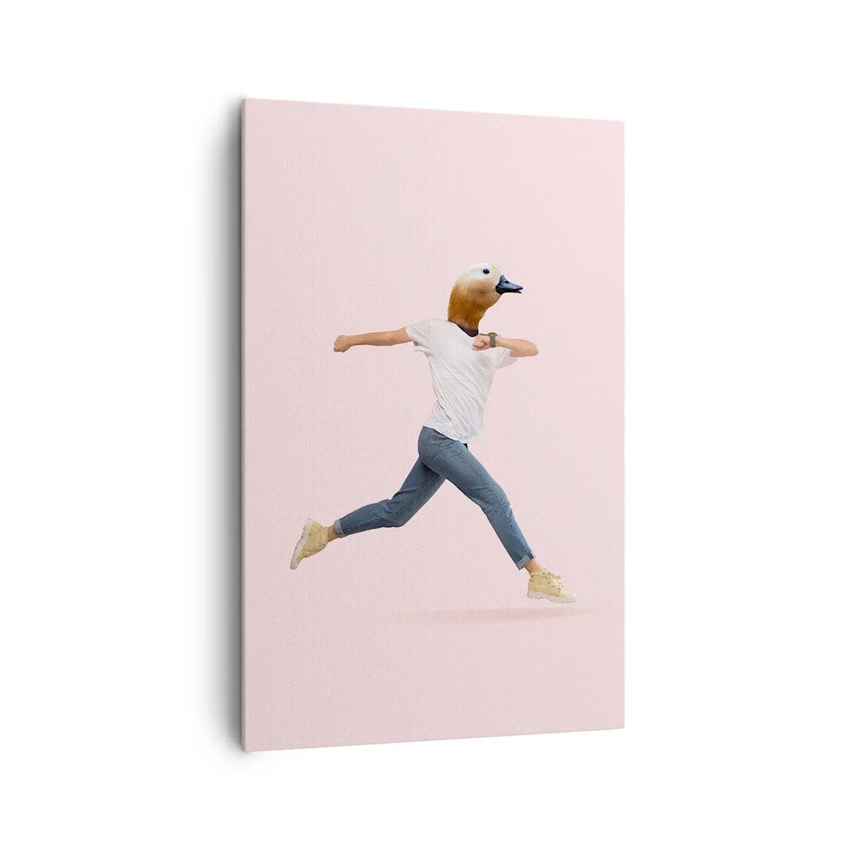 Canvastavla - Bild på duk - En nypa absurd - 80x120 cm