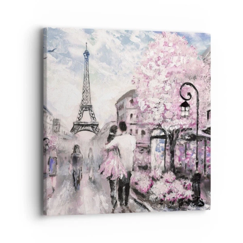 Canvastavla - Bild på duk - Bli kär bara i... - 40x40 cm