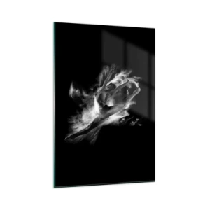 Glastavla - Bild på glas - Fångad i luften - 80x120 cm