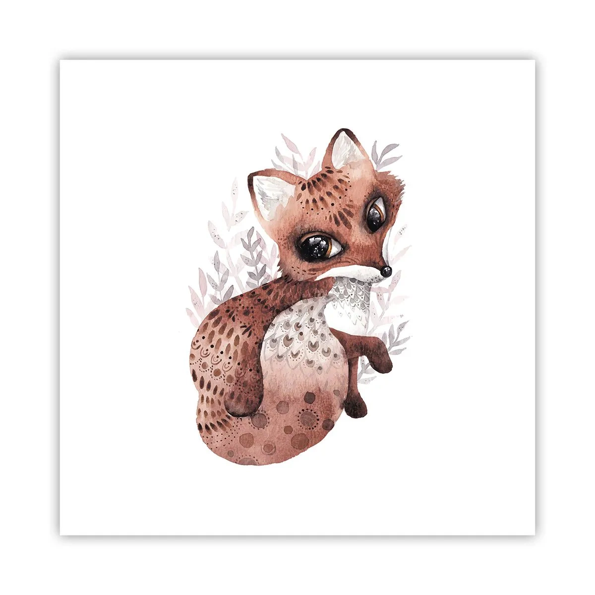 Affisch - Bara älska - 40x40 cm