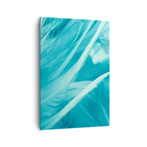 Canvastavla - Bild på duk - Drunkna i dun - 70x100 cm