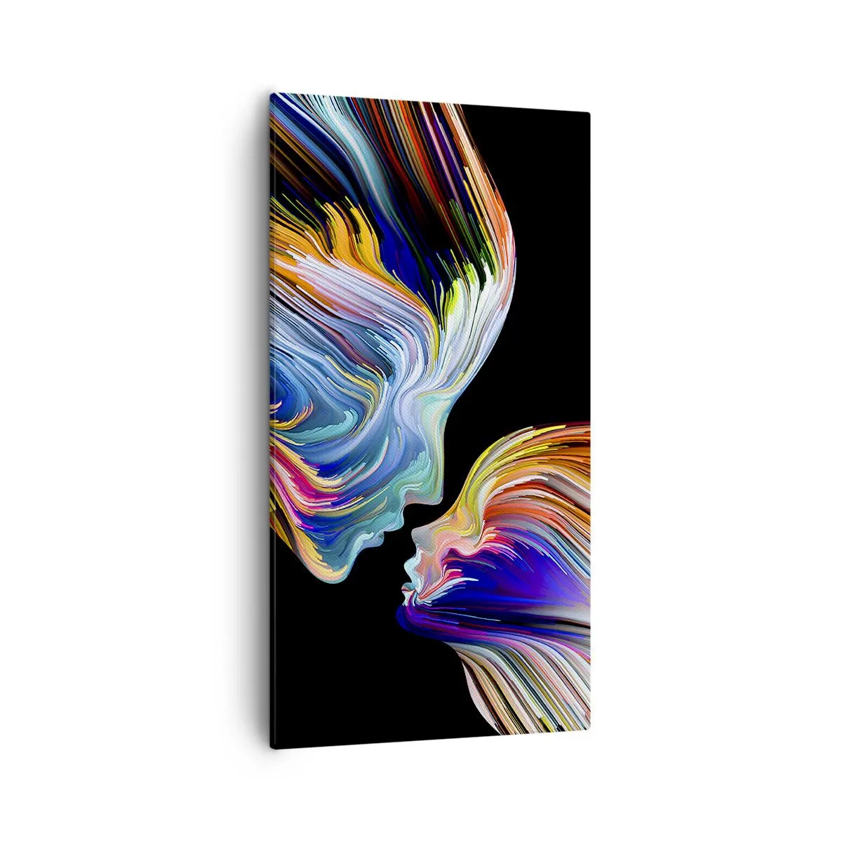 Canvastavla - Bild på duk - Fusion av energi och ljus - 55x100 cm