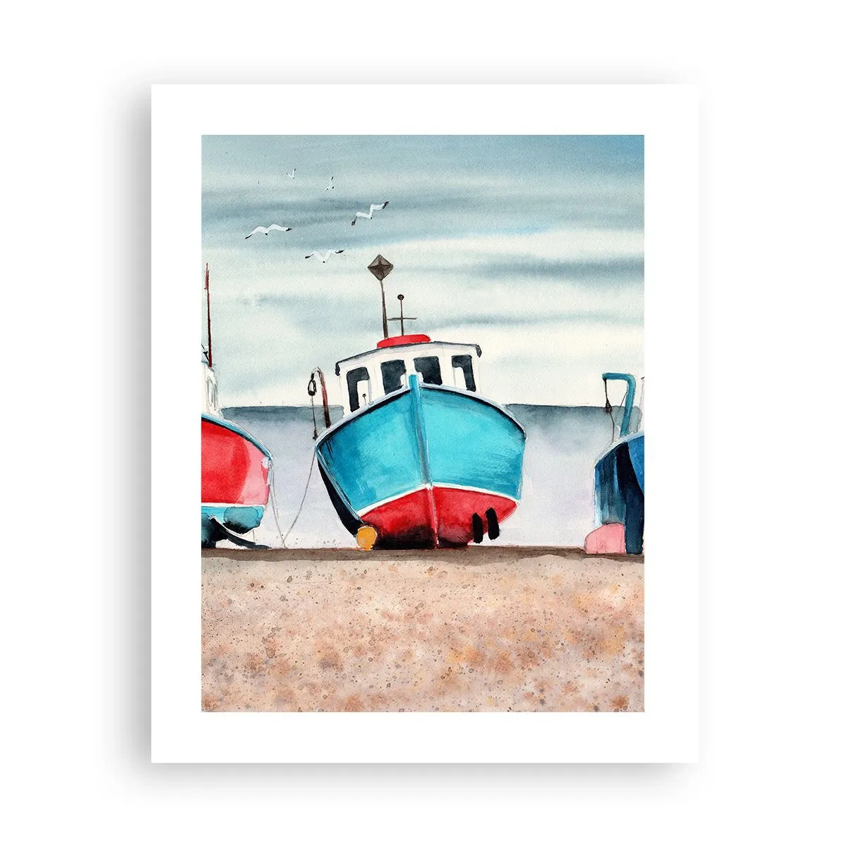 Affisch - Redo för fångst - 40x50 cm