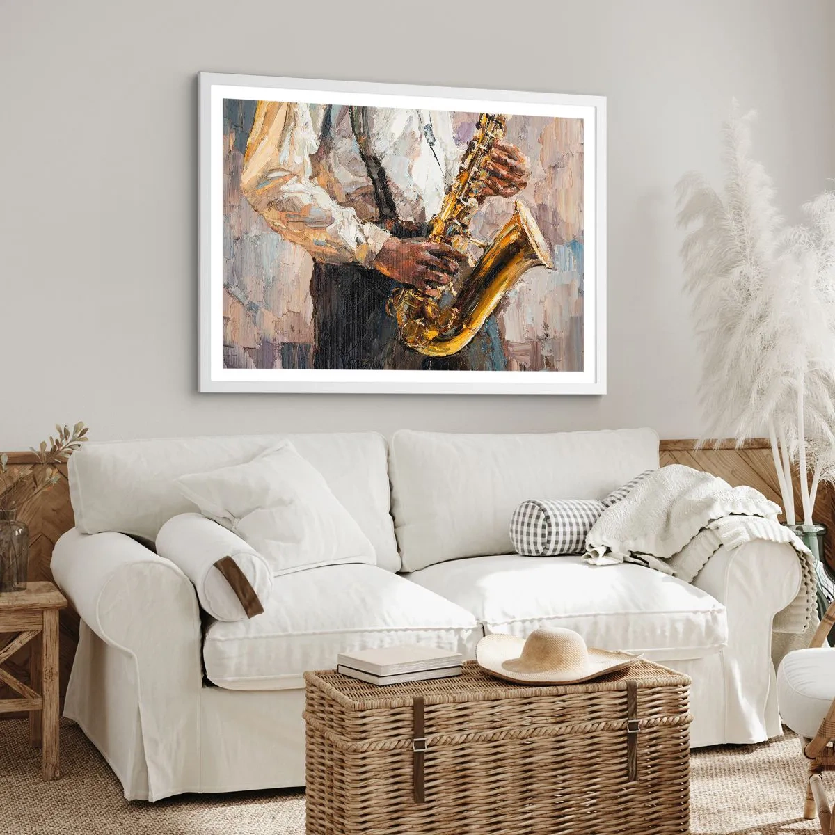 Affisch i vit ram - Dags för solo - 91x61 cm