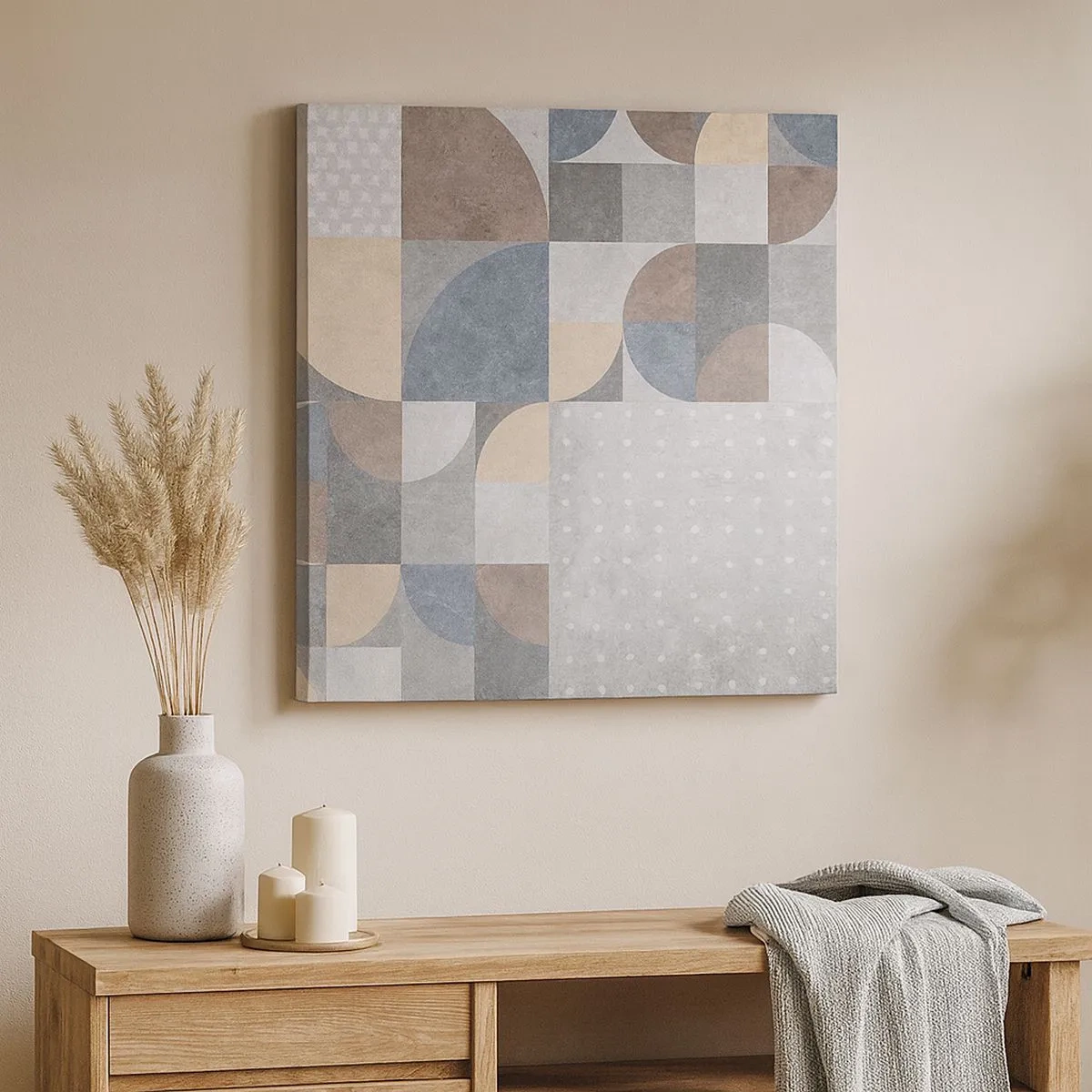 Canvastavla - Bild på duk - Keramisk fantasi - 30x30 cm