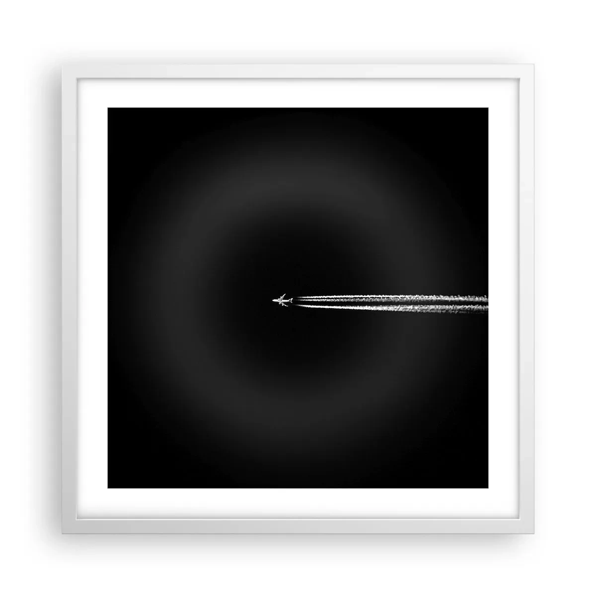 Affisch i vit ram - I en annan dimension - 50x50 cm