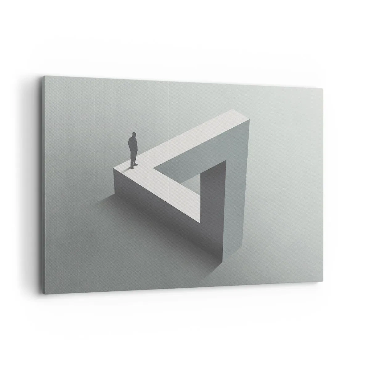 Canvastavla - Bild på duk - Och ändå möjligt - 120x80 cm