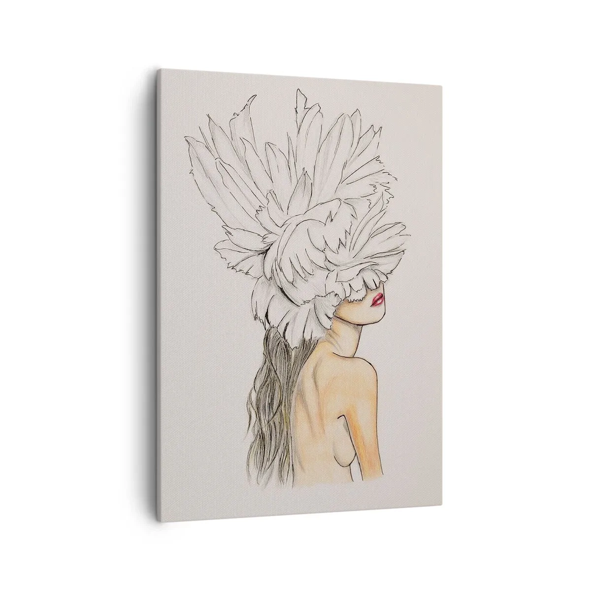 Canvastavla - Bild på duk - Krönt skönhet - 50x70 cm