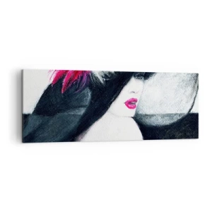 Canvastavla - Bild på duk - Alltid hemlighet - 140x50 cm