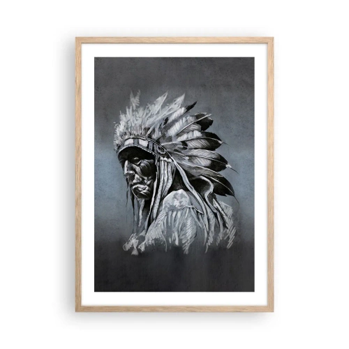 Affisch i ram av ljusek - Tillbaka till rötterna - 50x70 cm