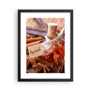 Affisch i svart ram - Mot kroppens och själens enighet - 30x40 cm