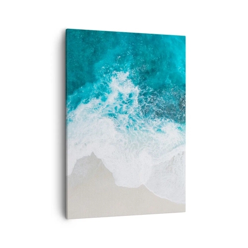 Canvastavla - Bild på duk - Naturlig smekning - 50x70 cm