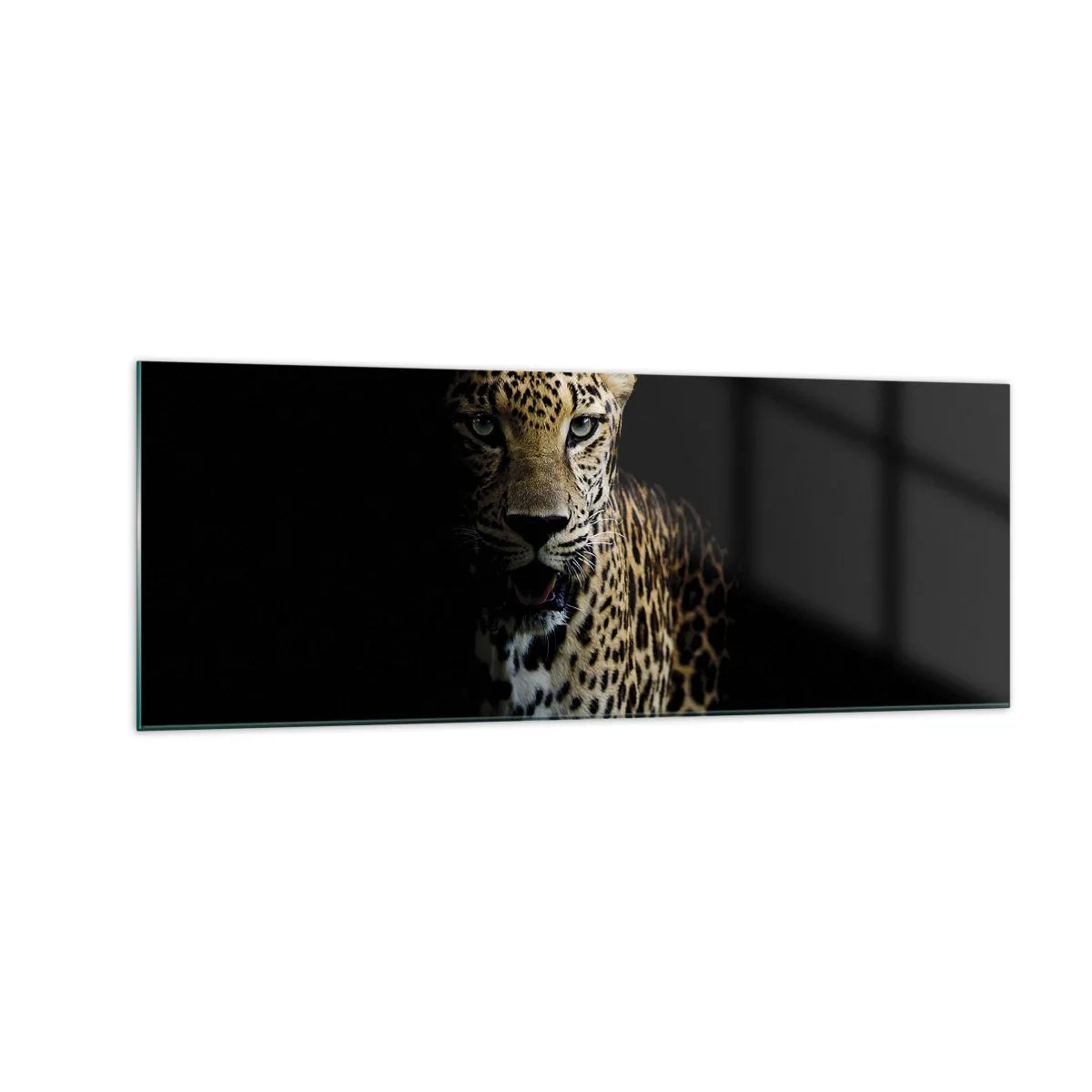 Glastavla - Bild på glas - Mörk skönhet - 140x50 cm