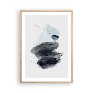 Affisch i ram av ljusek - Intensitet och rörelse - 50x70 cm