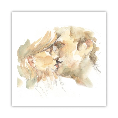 Affisch - Upphittad hälft? - 60x60 cm