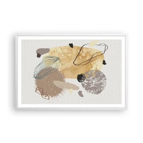 Affisch i vit ram - Olika former - 91x61 cm