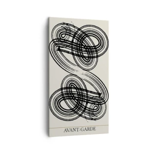 Canvastavla - Bild på duk - Det kom ut spontant - 45x80 cm