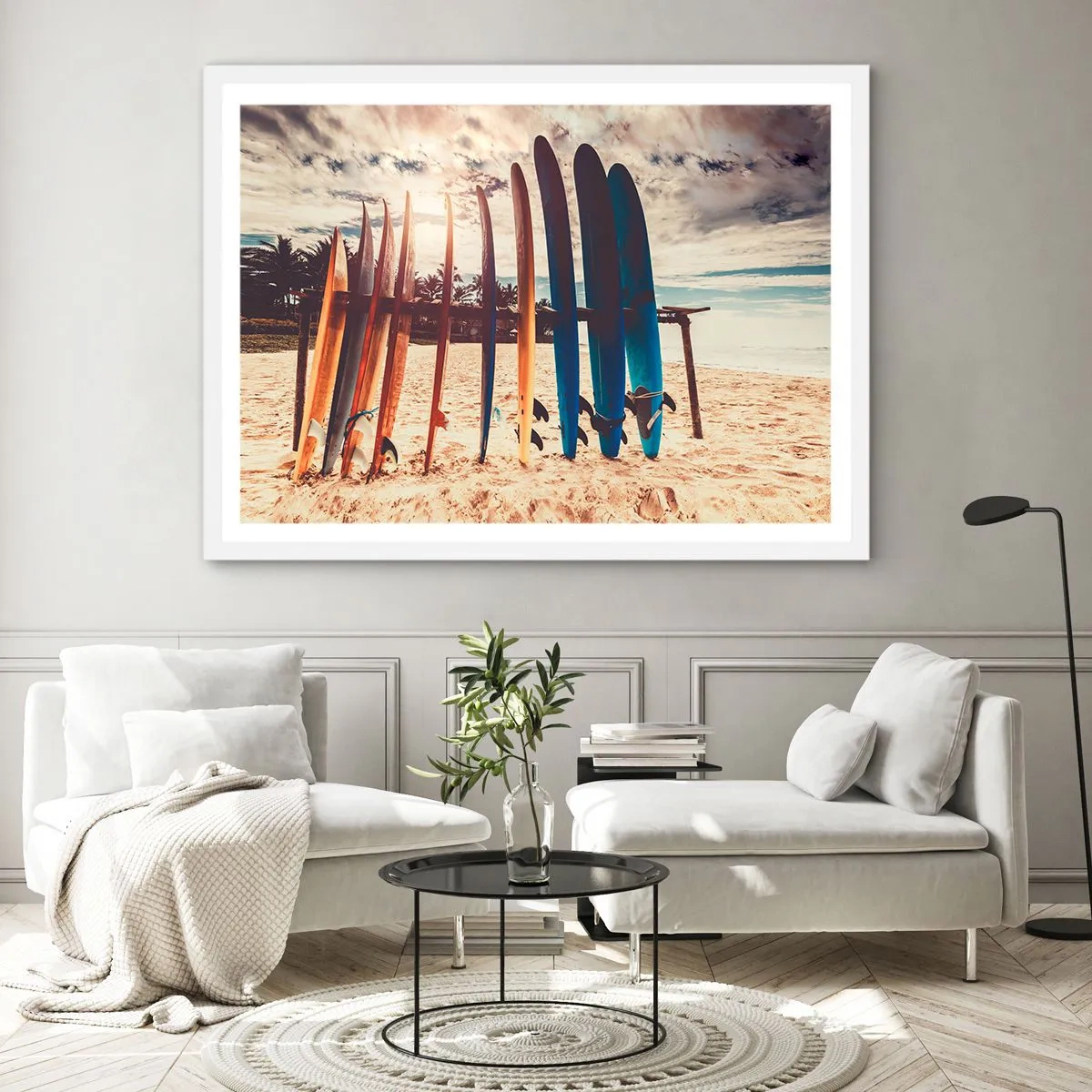 Affisch i vit ram - God natt, vi ses imorgon - 91x61 cm