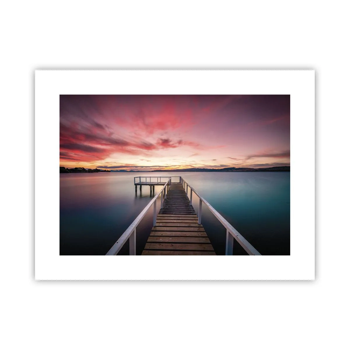 Affisch - Kvällens milda låga - 40x30 cm