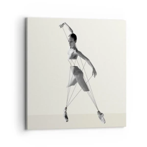 Canvastavla - Bild på duk - I världens teater - 70x70 cm