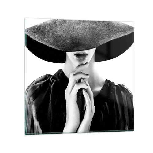 Glastavla - Bild på glas - Dold skönhet - 70x70 cm