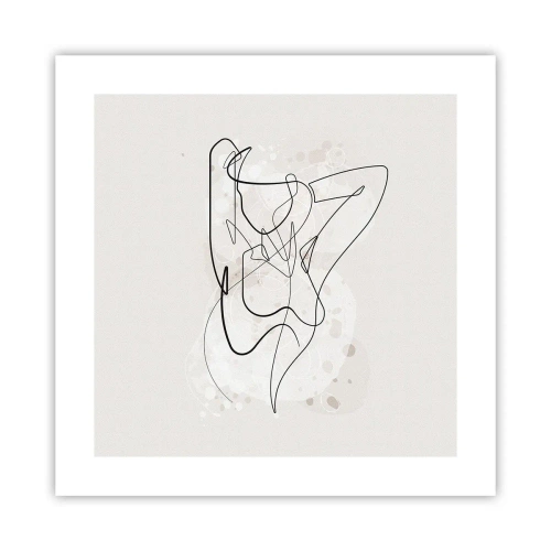 Affisch - Konsten att förföra - 40x40 cm