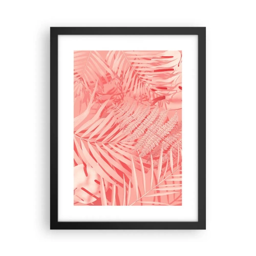 Affisch i svart ram - Rosa koncept - 30x40 cm