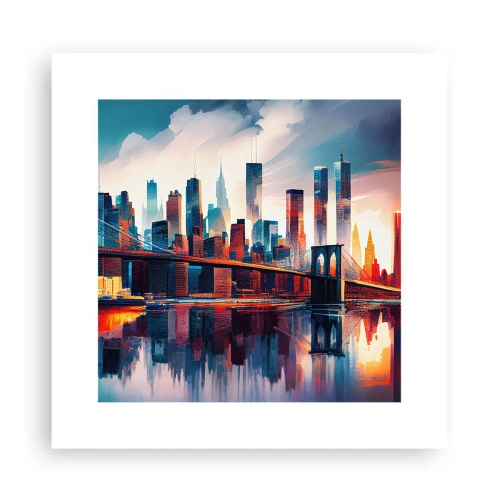 Affisch - Fenomenala New York - 30x30 cm