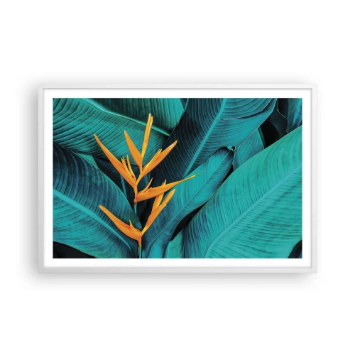 Affisch i vit ram - Edens blomma - 91x61 cm