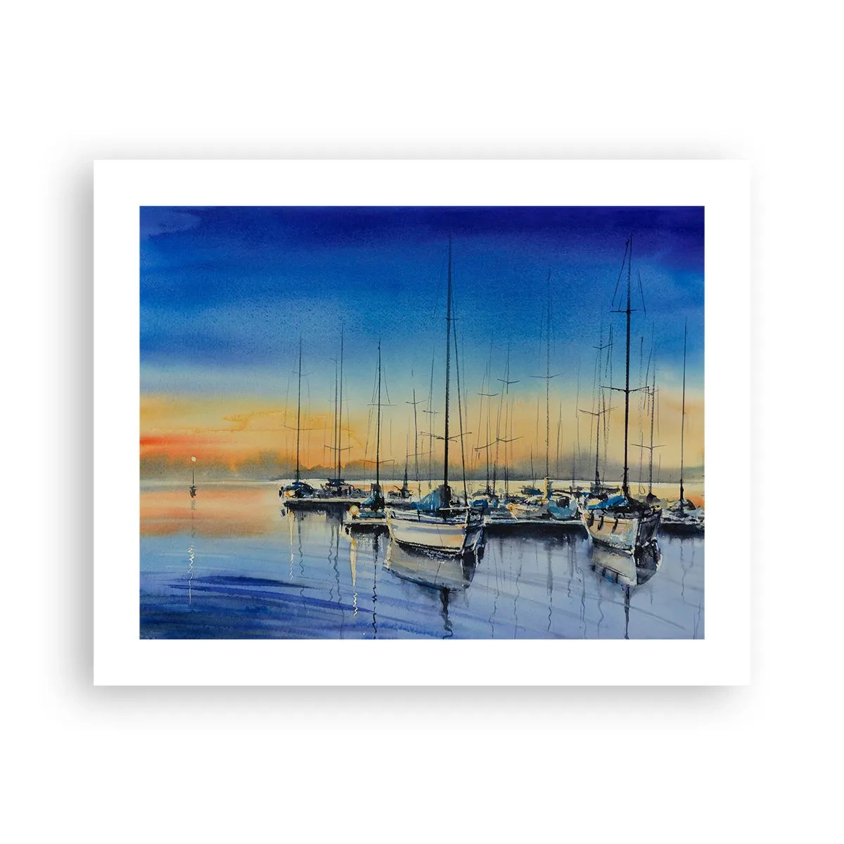 Affisch - Slutet på en bra dag - 50x40 cm