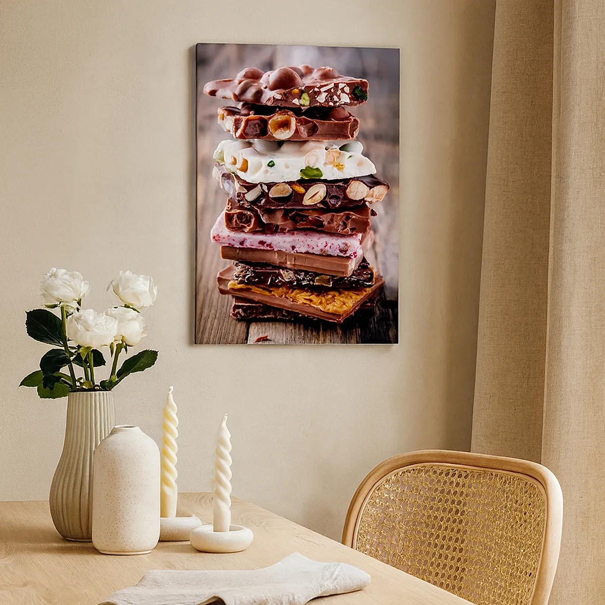 Canvastavla - Bild på duk - Härligt perspektiv - 50x70 cm