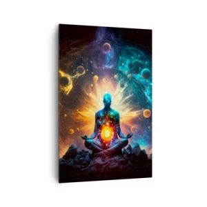 Canvastavla - Bild på duk - Kosmisk stillhet - 80x120 cm