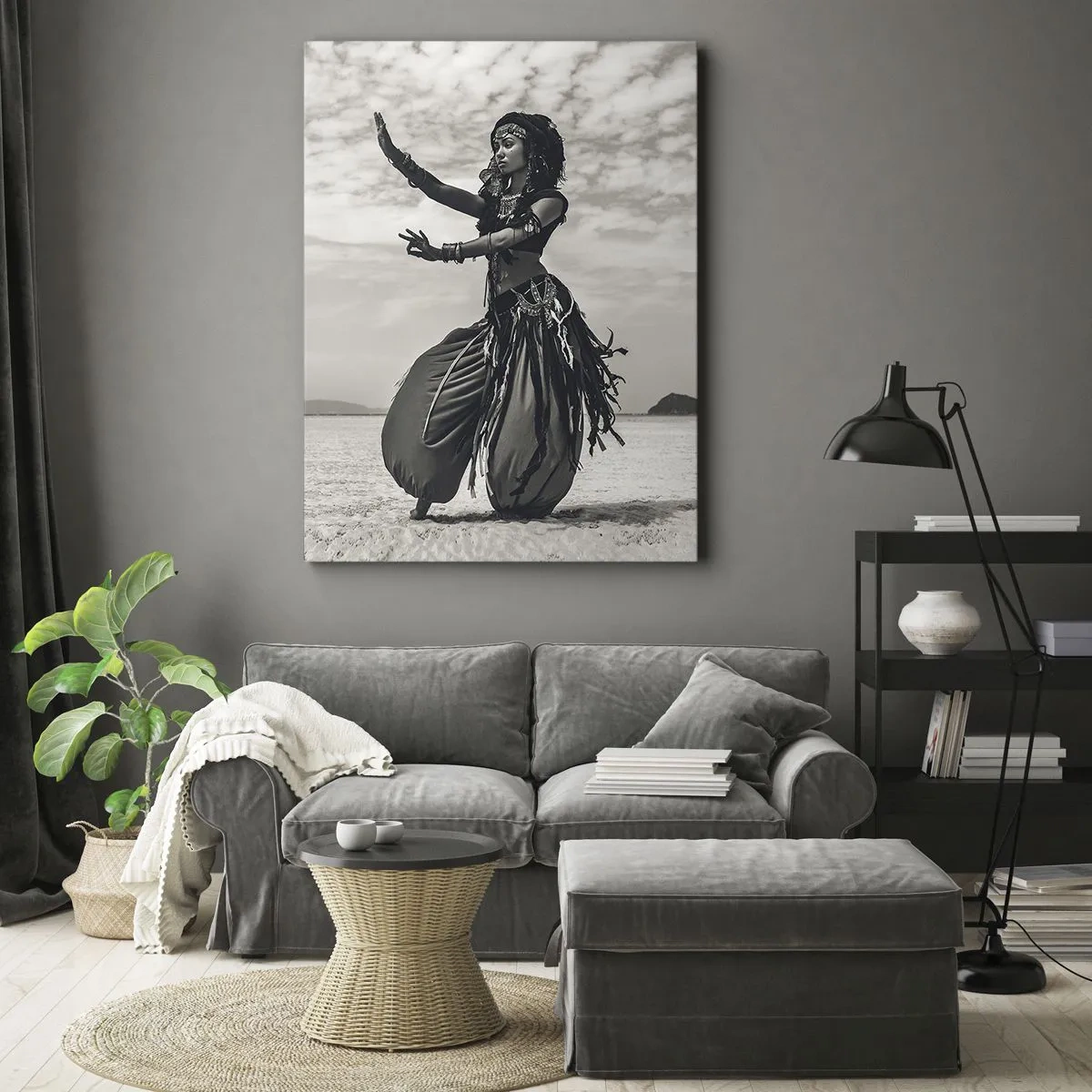 Canvastavla - Bild på duk - Sydliga öars dans - 50x70 cm
