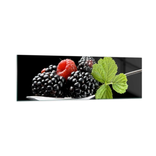 Glastavla - Bild på glas - Fräschhetens smak - 160x50 cm
