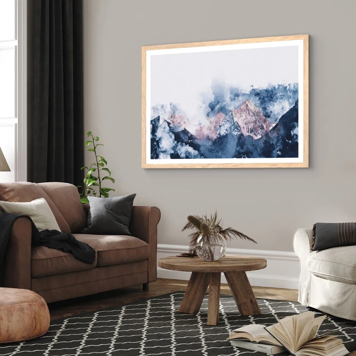 Affisch i ram av ljusek - Det är toppen! - 91x61 cm