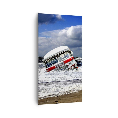 Canvastavla - Bild på duk - Förvånad? - 65x120 cm