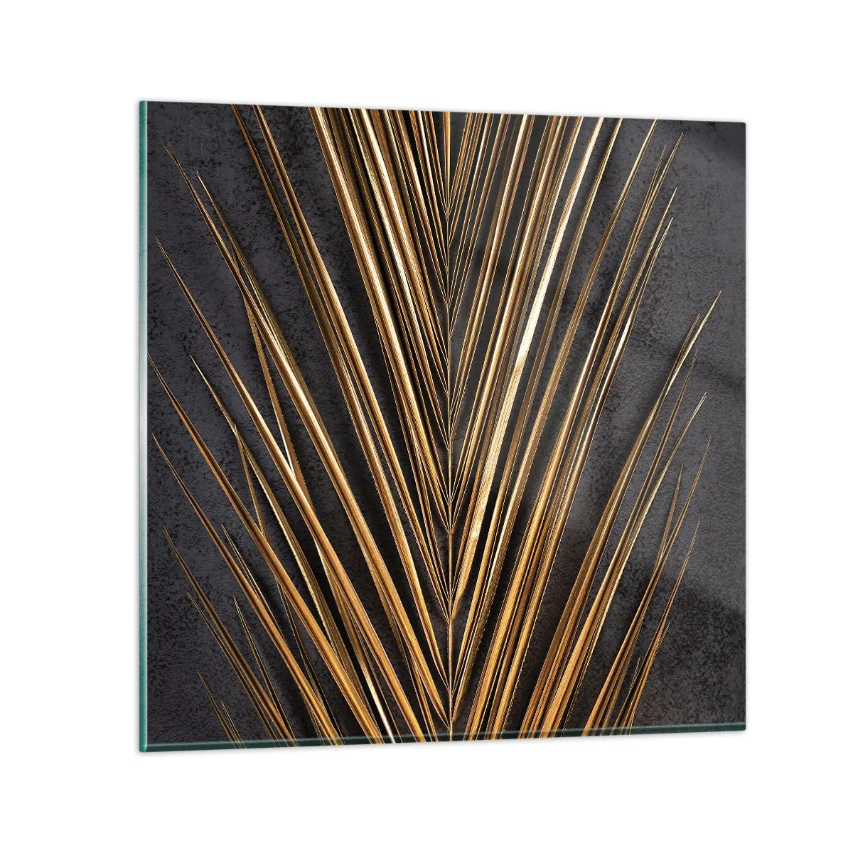 Glastavla - Bild på glas - Tropikens guld - 30x30 cm