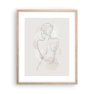 Affisch i ram av ljusek - Som ett känsligt instrument - 40x50 cm