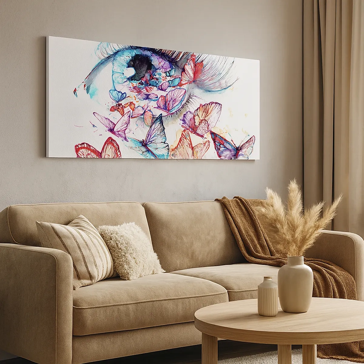 Canvastavla - Bild på duk - Ögonens sagolika charm - 30x30 cm