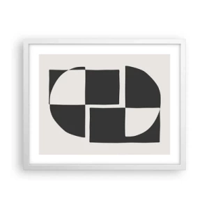 Affisch i vit ram - Antites – syntes - 50x40 cm