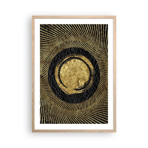 Affisch i ram av ljusek - Glamourös komposition - 50x70 cm