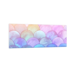 Glastavla - Bild på glas - Pärlskal - 140x50 cm
