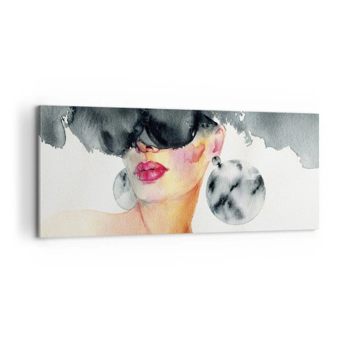 Canvastavla - Bild på duk - Elegansens hemlighet - 100x40 cm