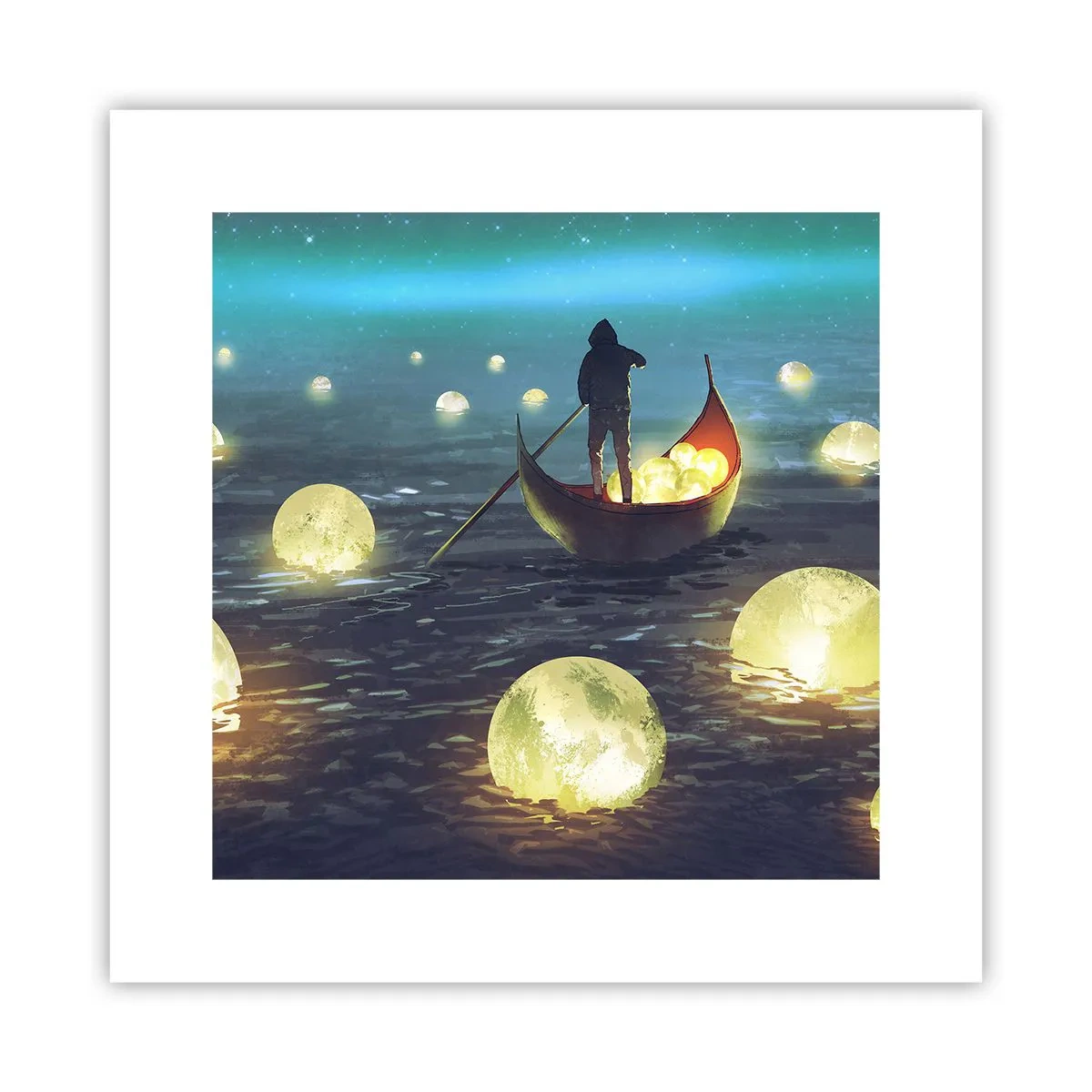 Affisch - Saker som filosoferna inte drömt om - 30x30 cm