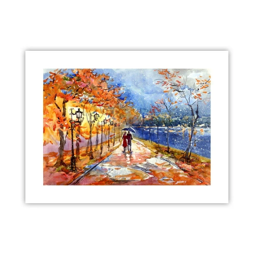 Affisch - Tillsammans mot tidens gräns - 40x30 cm