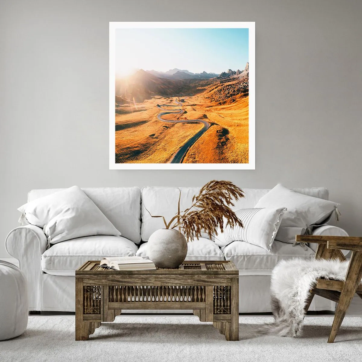 Affisch - I gulddalen - 60x60 cm