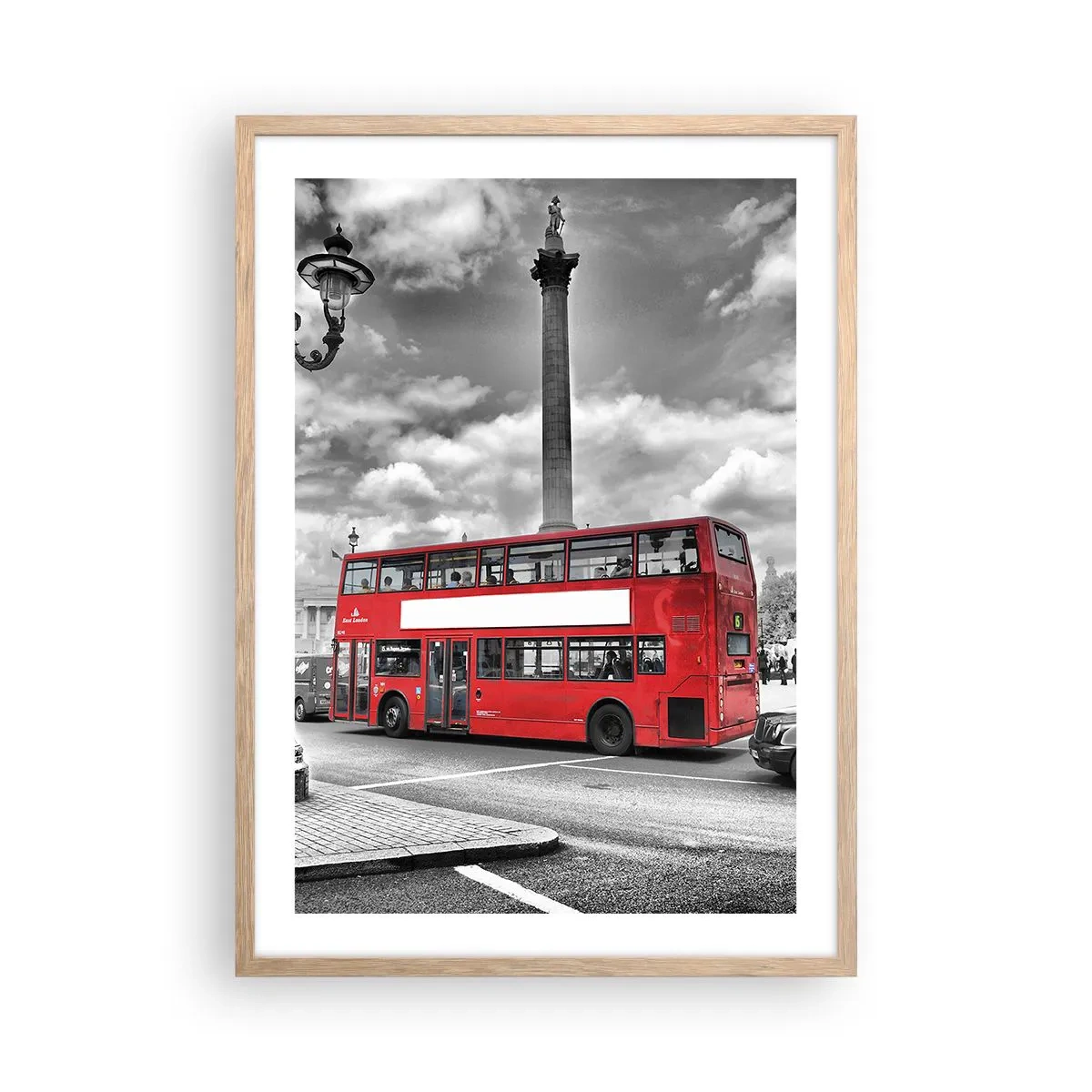 Affisch i ram av ljusek - Stadens riktiga blodomlopp - 50x70 cm