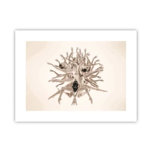 Affisch - Blommar i dansen - 40x30 cm